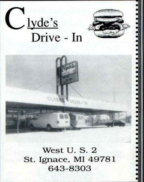 Clydes Drive-In - Yearbook Ad (newer photo)